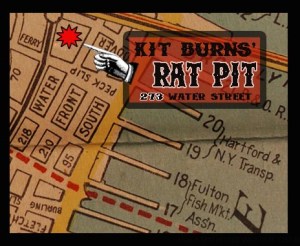 Kit Burn's Rat Pit map 473 Water Street