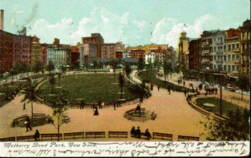 The city demolished Mulberry Bend in 1897 and created Mulberry Bend Park which was later renamed Columbus Park.