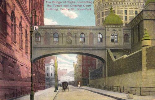Criminals called this walkway, The Bridge of Sighs, because death row inmates would have to walk across this bridge to the gallows.